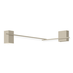 Vibia Structural 2620 aplique esquina, gris claro