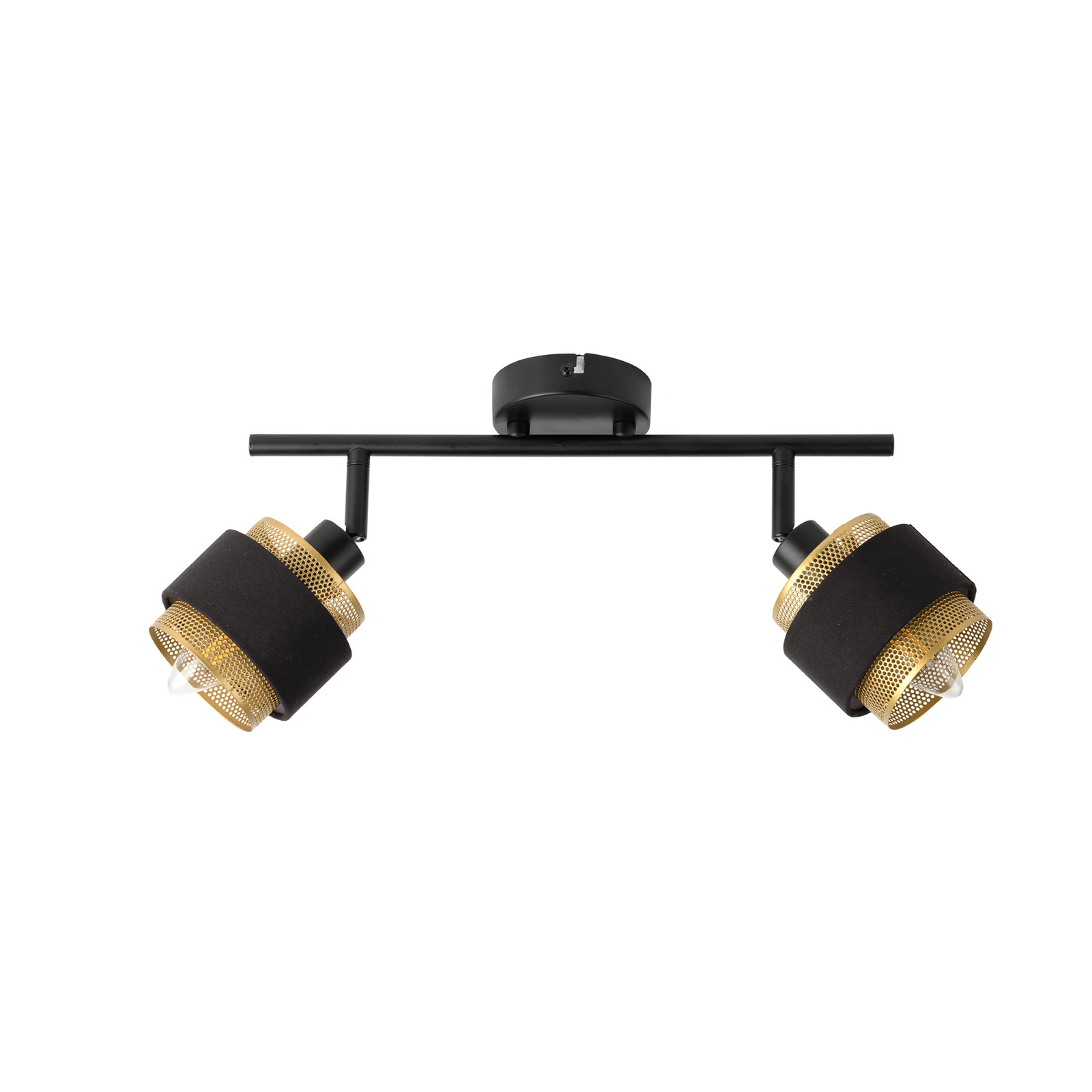 OSRAM Φωτιστικό οροφής Decor Spot Hornet, 2 φώτα, μαύρο/χρυσό