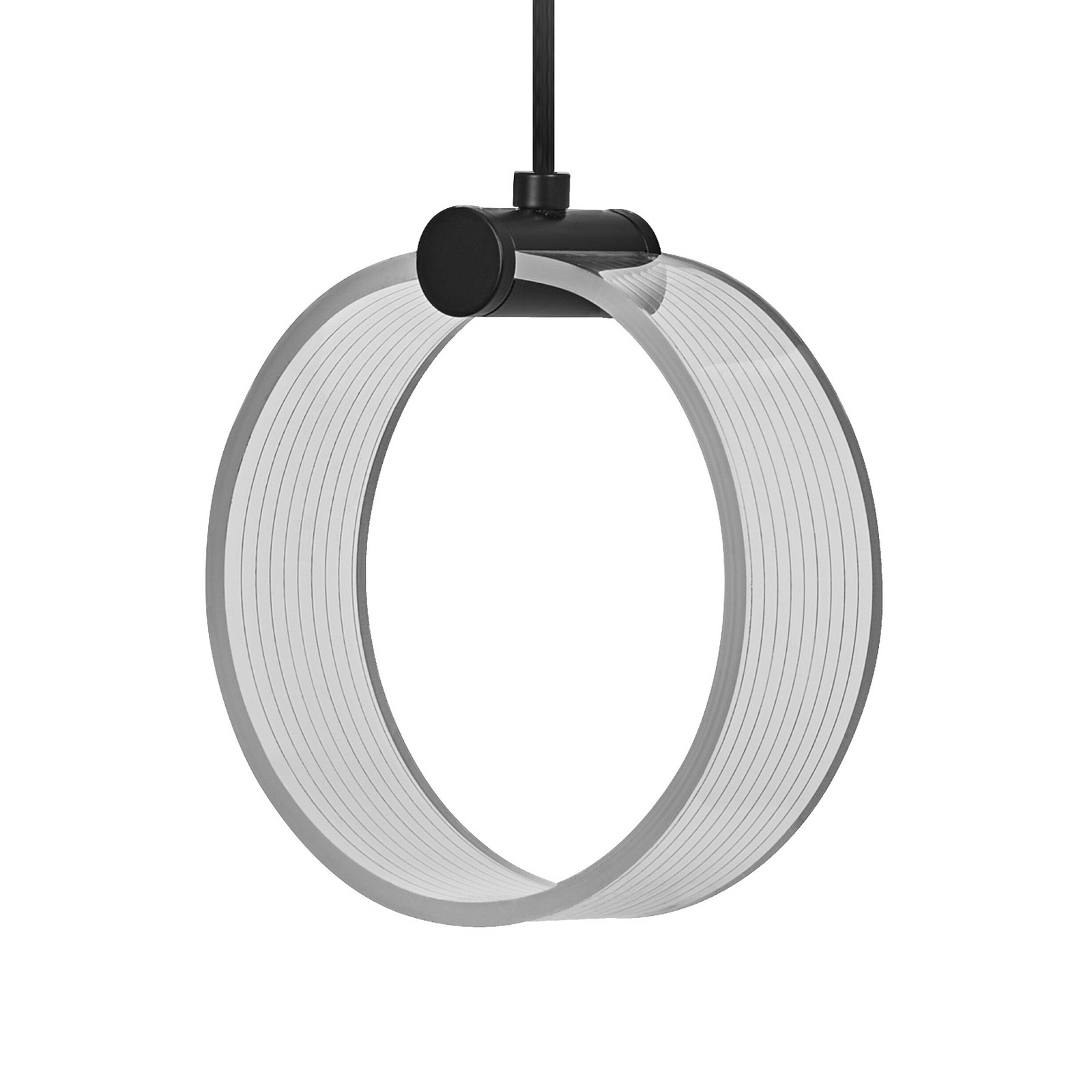 OSRAM LED-Hängeleuchte Decor Circle, 1-fl., CCT, schwarz