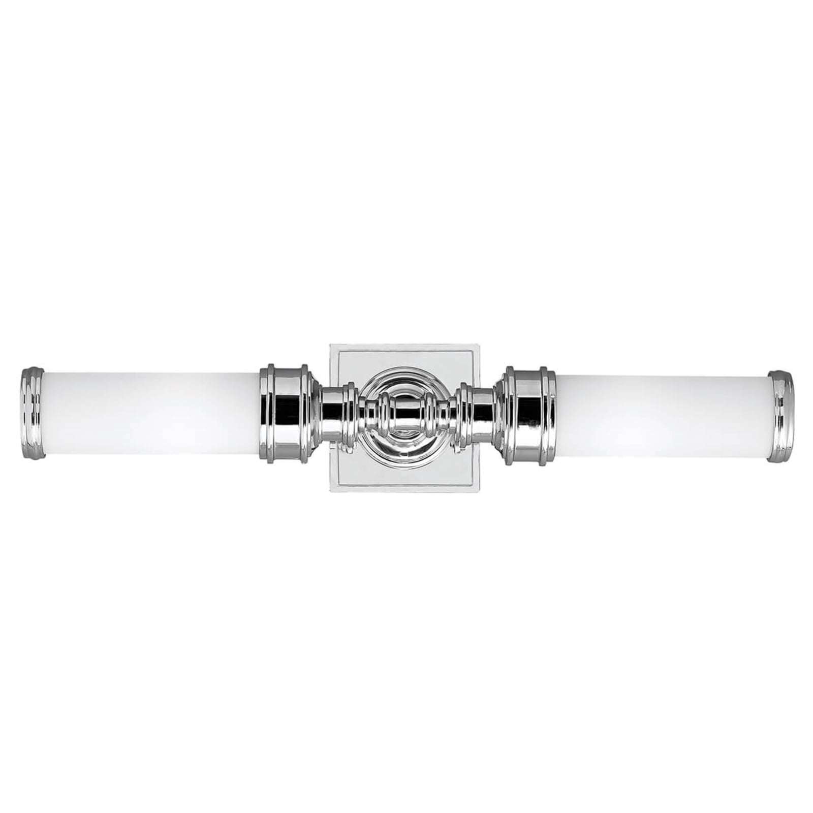 Payne Ornate væglampe, krom, højde 56 cm, IP44 – Elstead