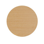 Luna Wood Wandleuchte, Ø 30 cm, Eichenholz, Envostar