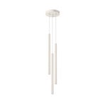 Candeeiro suspenso Pastelo, bege, Ø 19 cm, aço