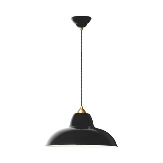 Lampa suspendată Original 1227 Brass Midi Wide, negru, Anglepoise
