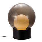 pulpo table lamp Boule Medium, smoky grey/opal/black