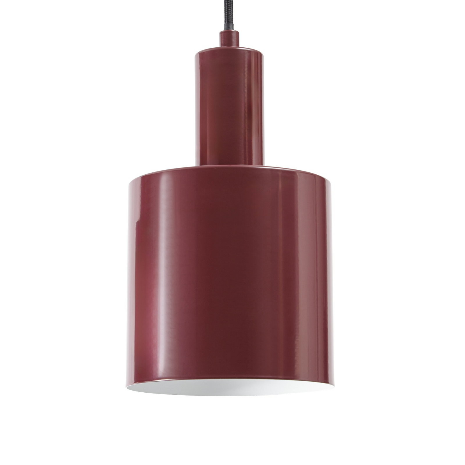 Suspension Lindby Ovelia, rouge foncé, à 4 lampes, métal, E27 Suspension Lindby Ovelia, rouge foncé, à 4 lampes, métal, E27