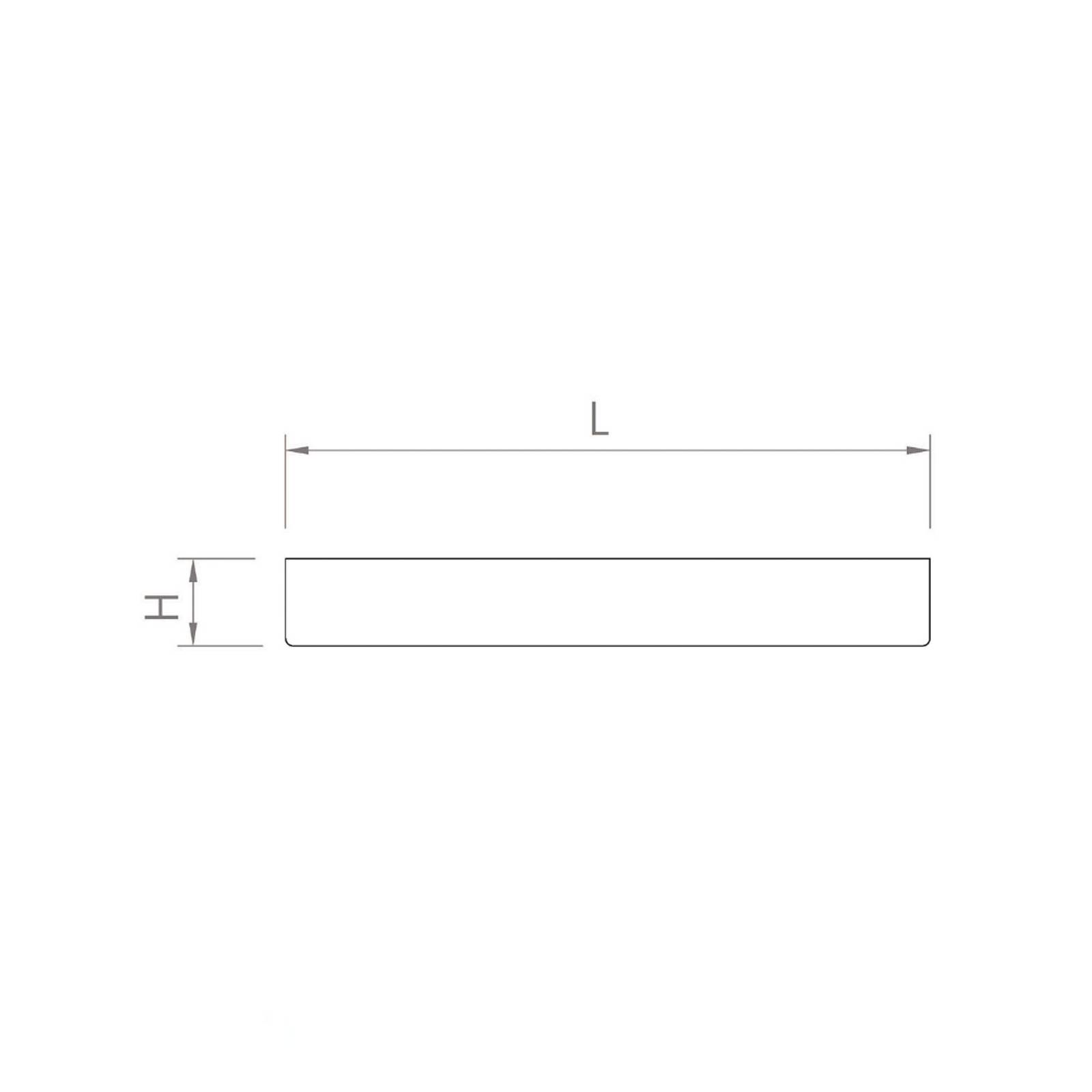 Fueva 5 LED-panel IP20 830 messing 28,5×28,5 cm