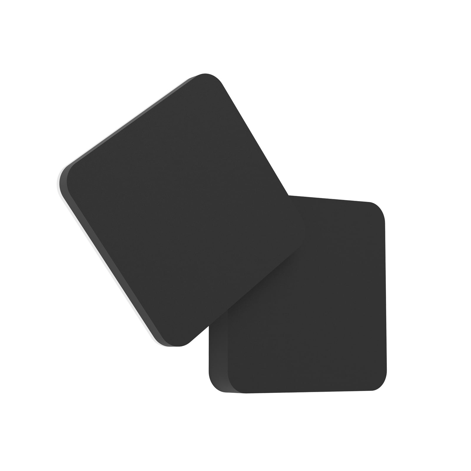 LED-Außenwandlampe Pedersano, schwarz, Länge 14 cm, Metall