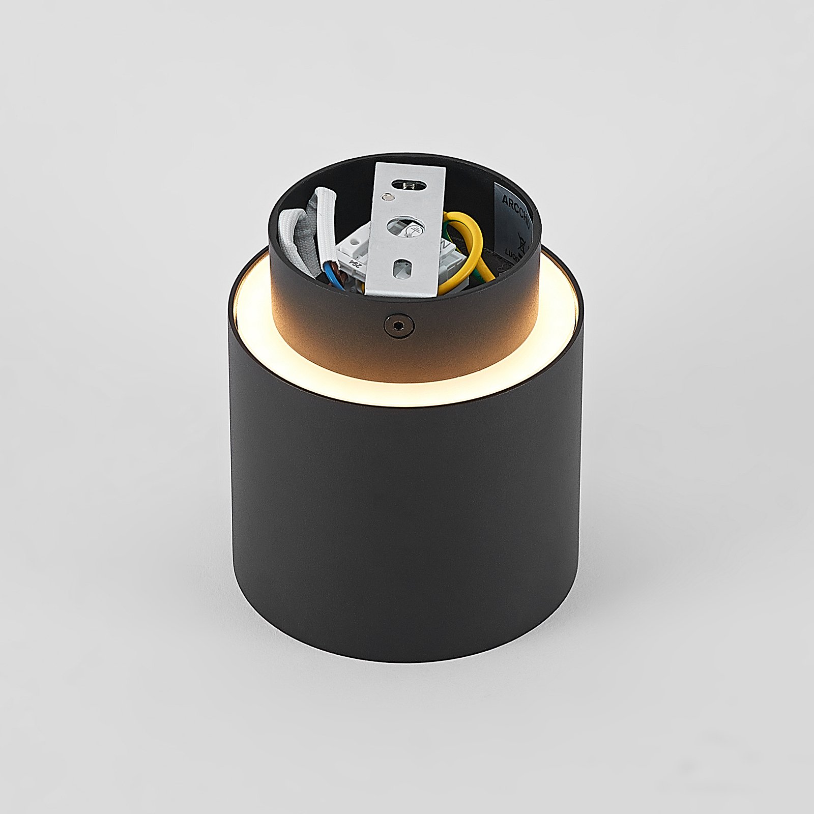 Walisa Plafondlamp Black/Frosted - Arcchio