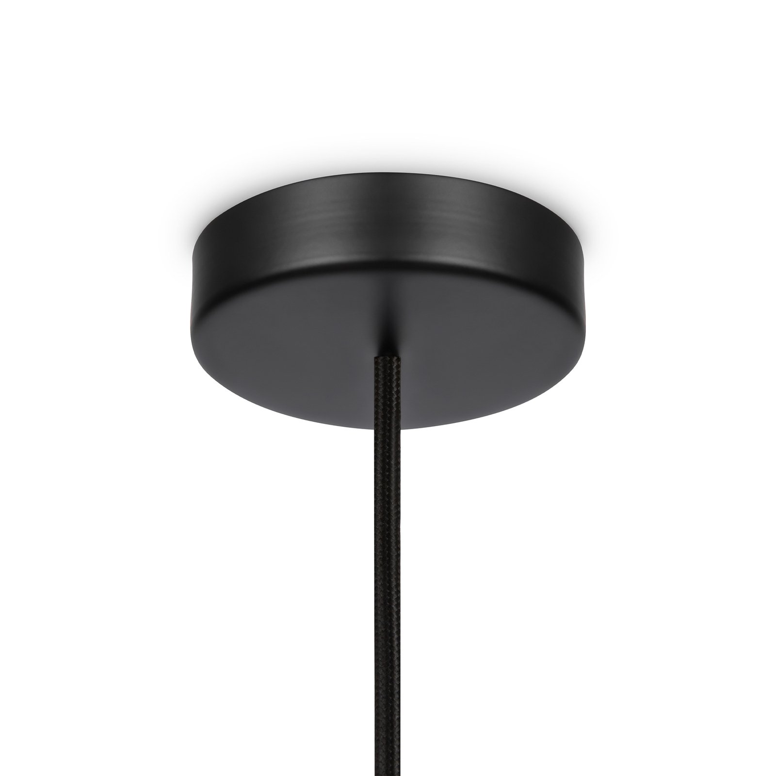 Maytoni suspension Memory, noir, Ø 8 cm, céramique, verre