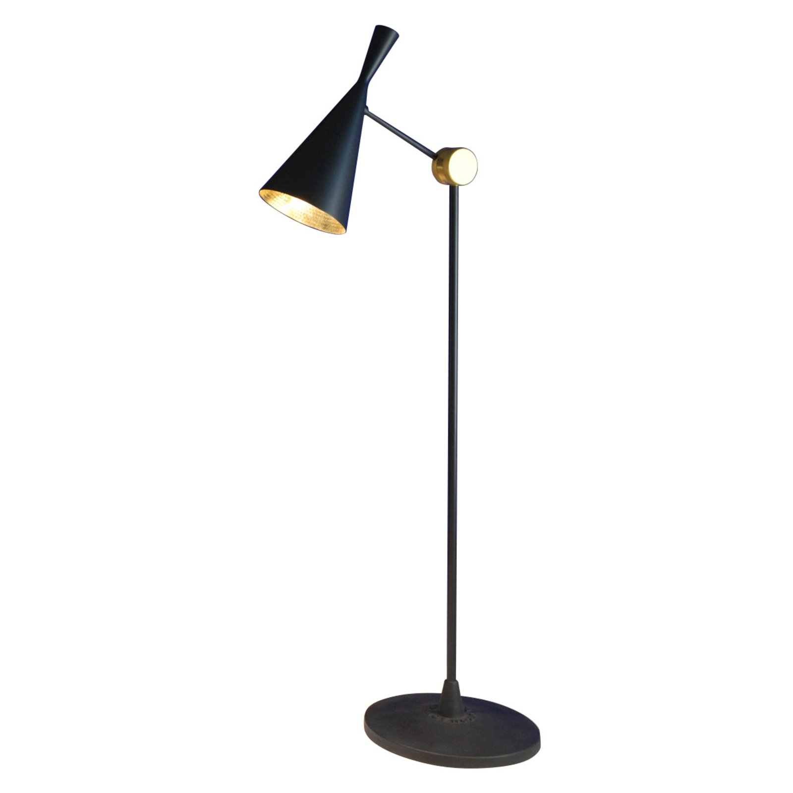 Beat Lampadaire Matt Black/Brass - Tom Dixon