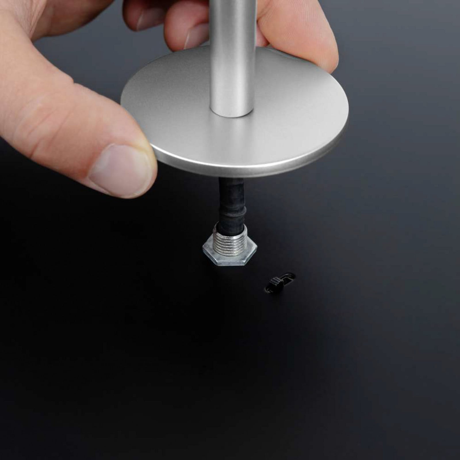 Asteria Plus Pendel Mini Black/Steel Top UMAGE - Stue - Metal billede