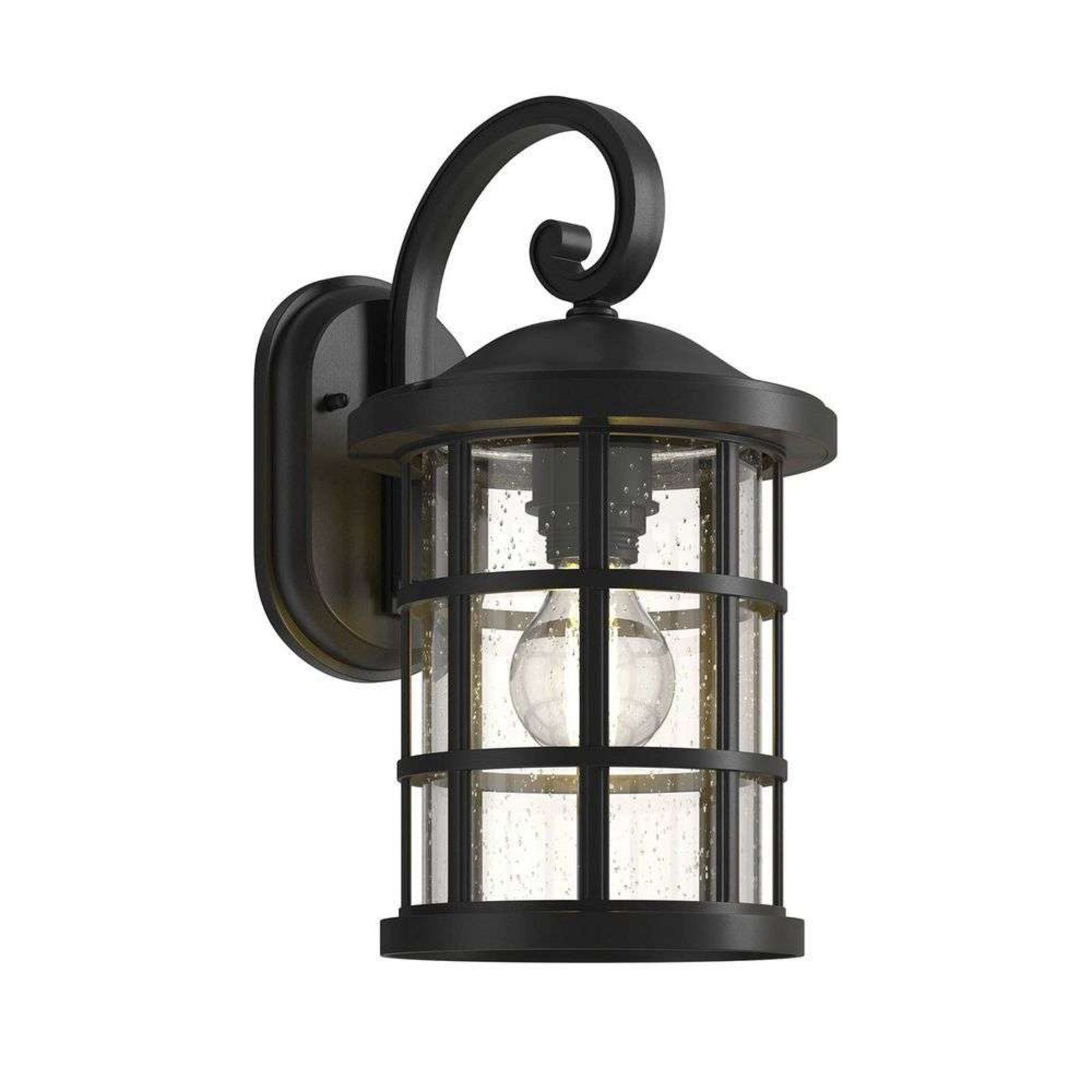 Ankea Aplica de Exterior Black/Clear - Lindby