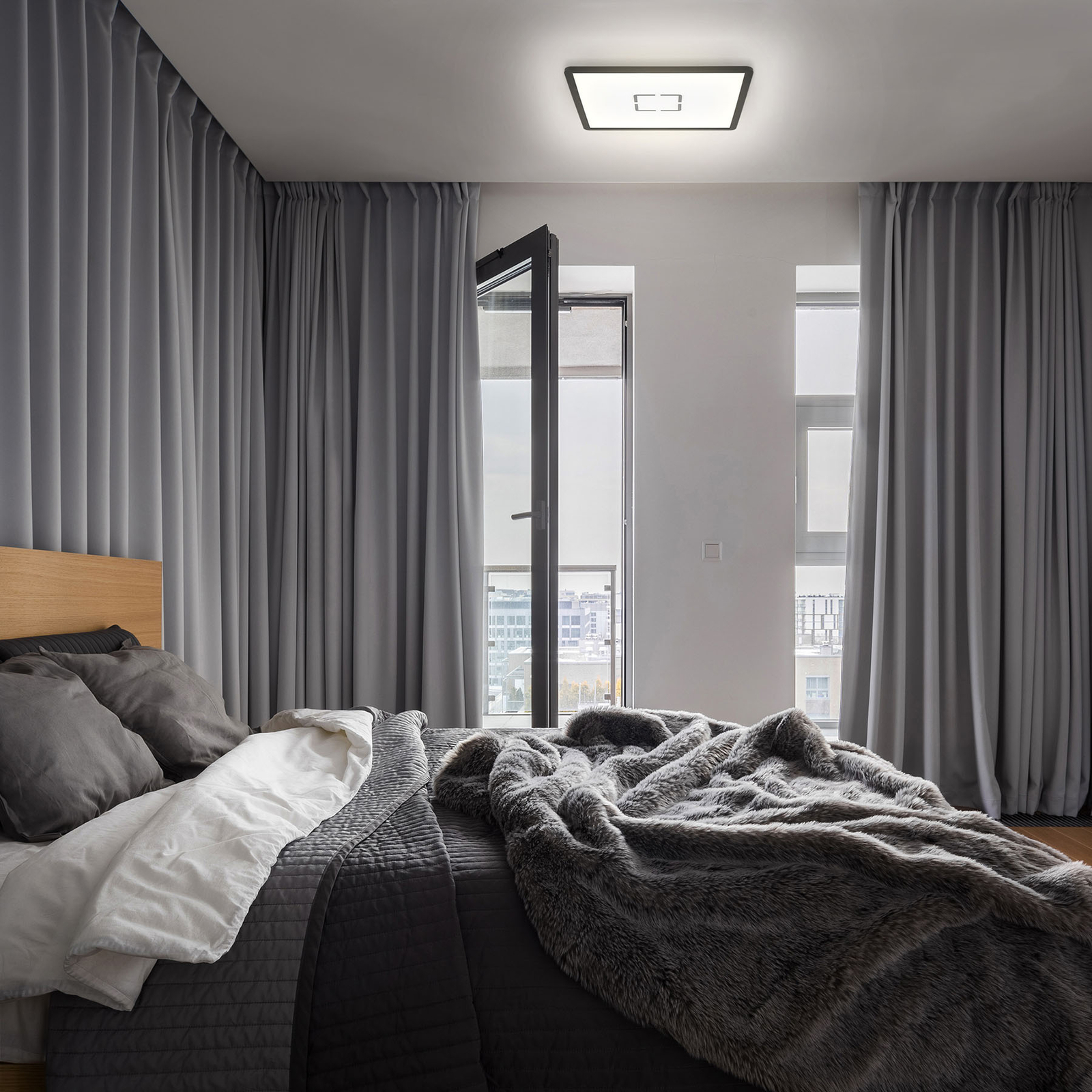 LED ceiling lamp Free, 29 x 29 cm