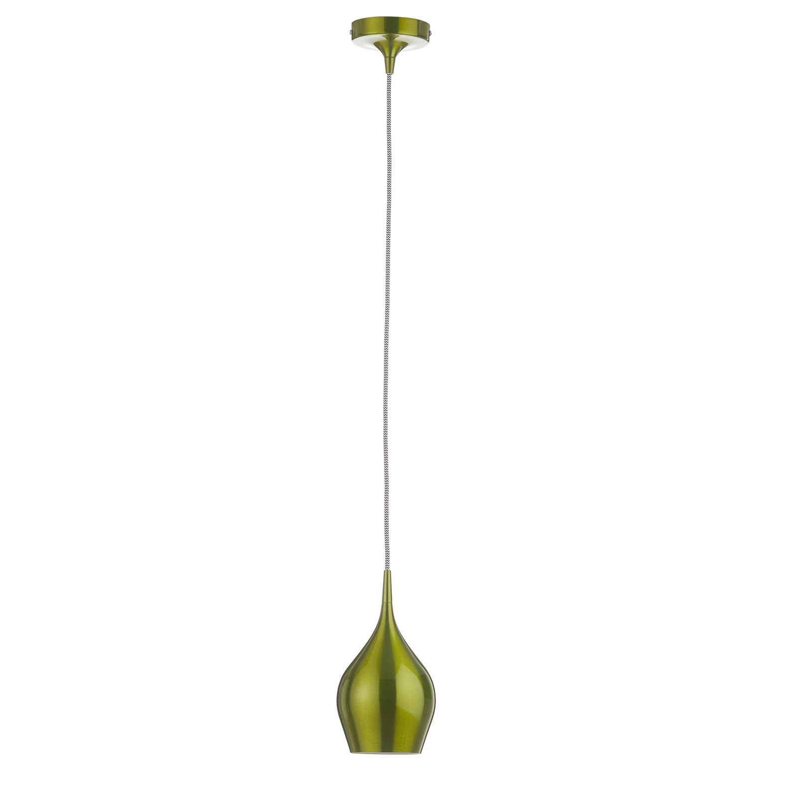Vibrant hanging light Ø 12 cm, green