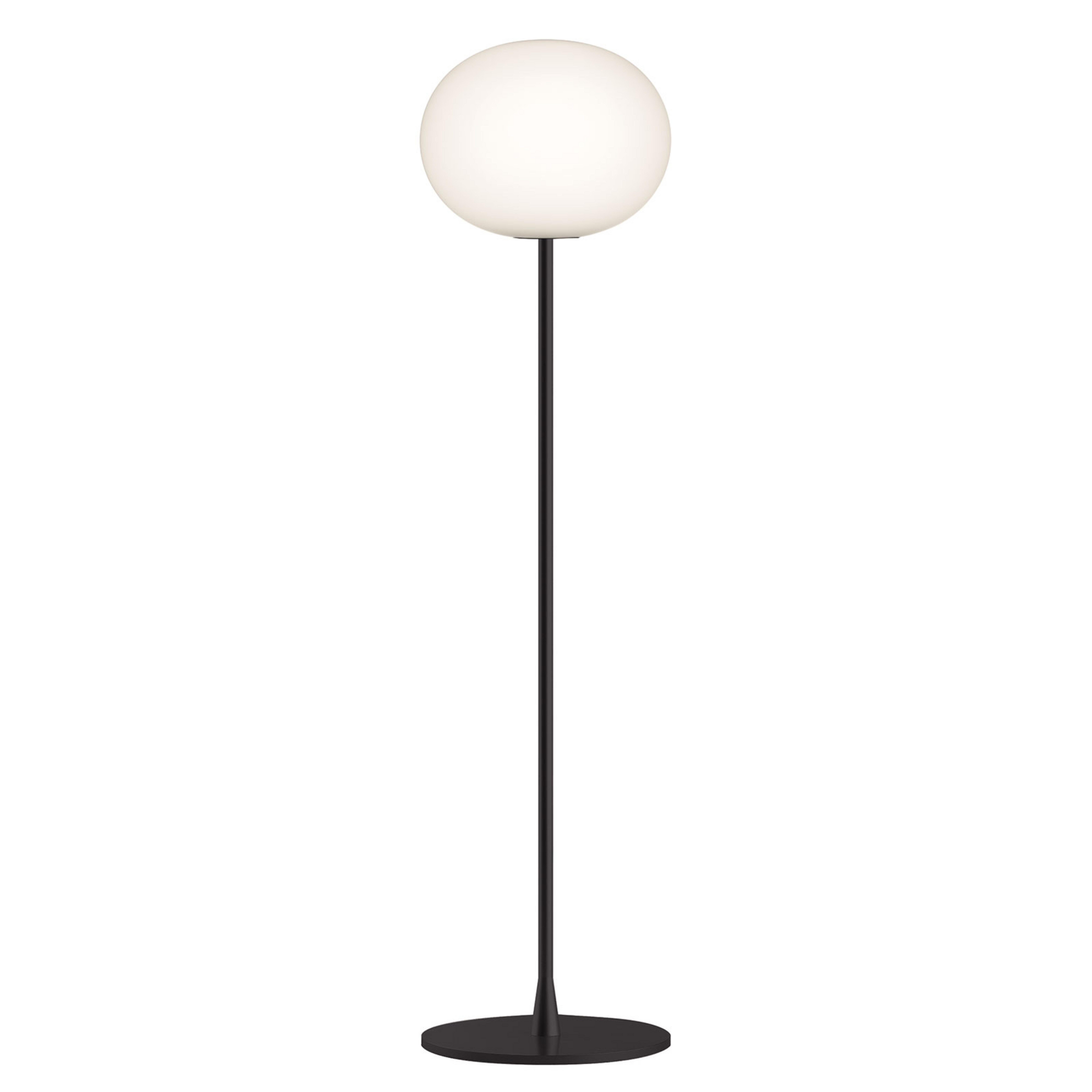 Glo-Ball F1 Stehleuchte Matt Black/Opal - Flos