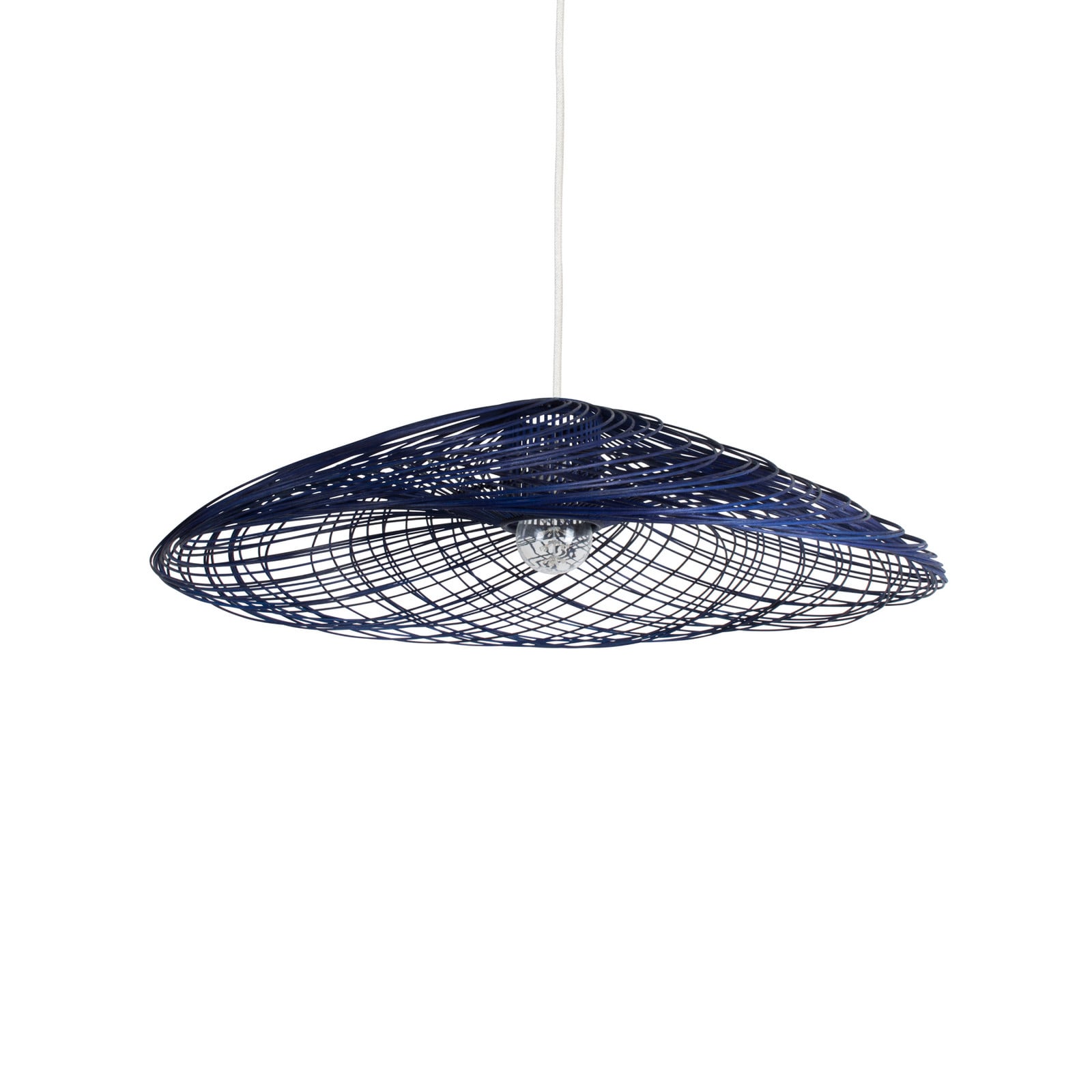 Satelise M hengelampe, blå, Ø 65 cm - Forestier - Spisestue - Design - Med en lyskilde
