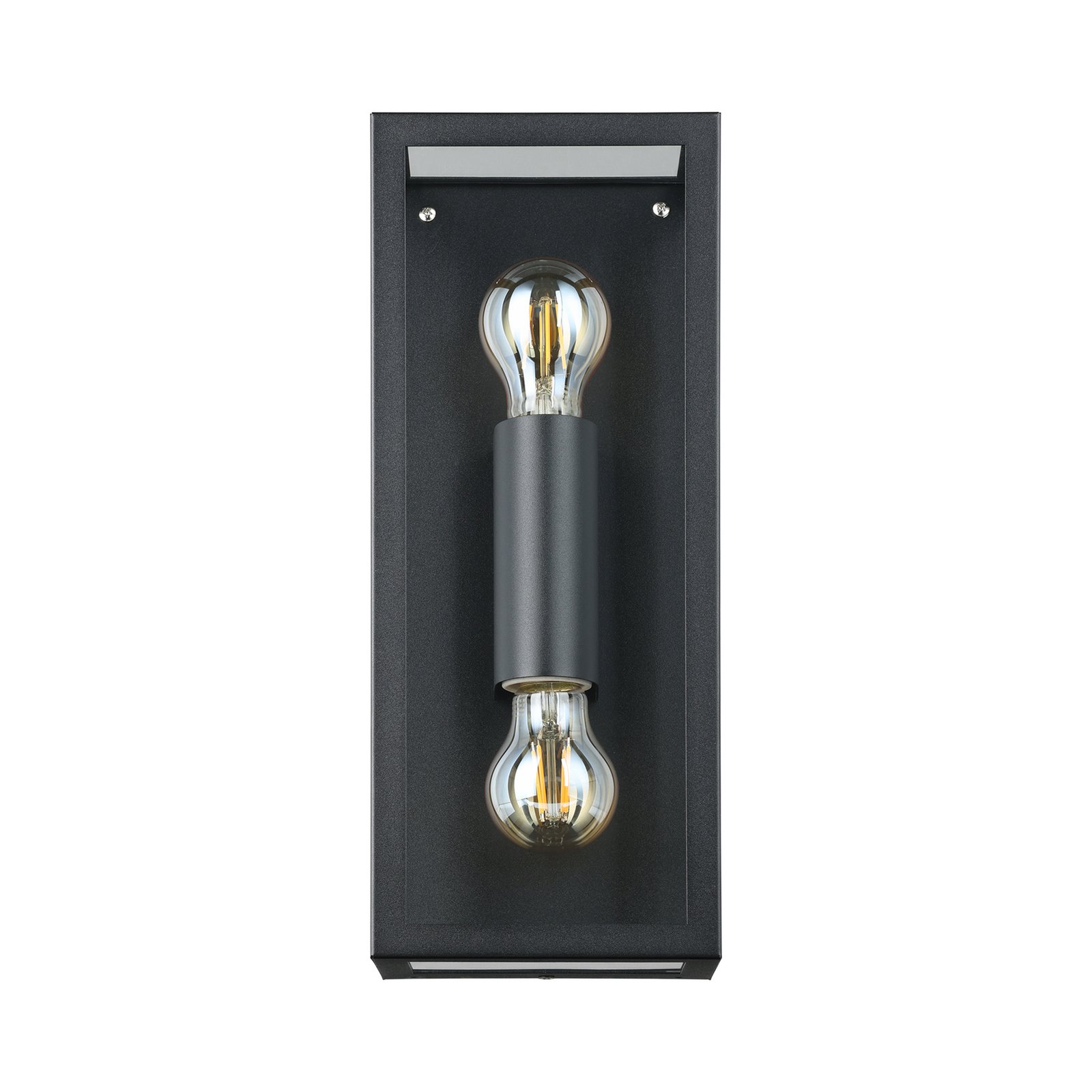 Außenwandleuchte Alamonte 1, 2fl. Rechteck