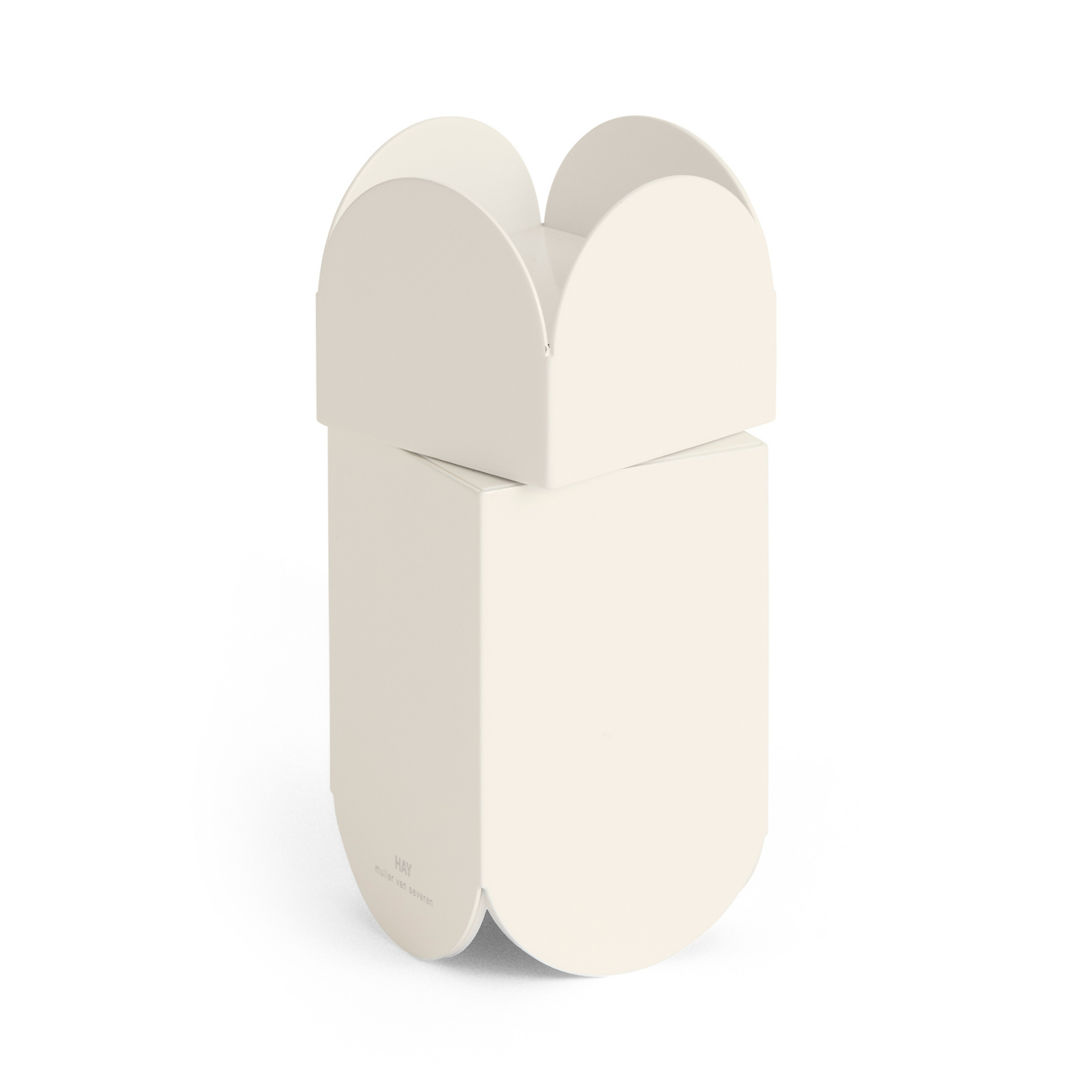 Arcs Salz- und Pfefferstreuer weiß Edelstahl 11 cm - HAY