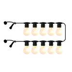 Guirlande lumineuse LED Tobias, rallonge, transparente, à 10 lampes, longueur
