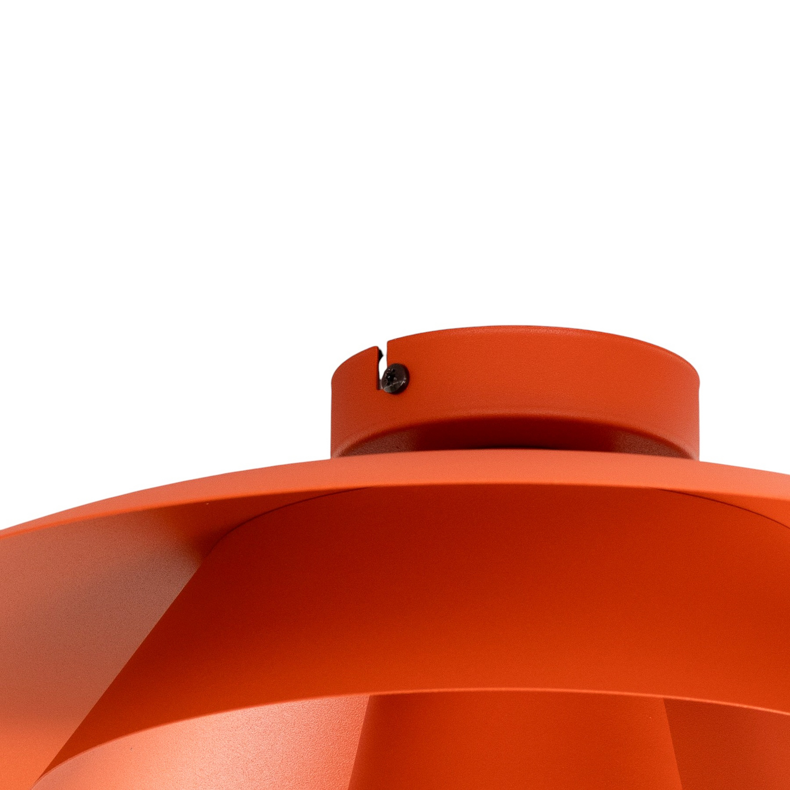 Plato ceiling light, orange, metal, Ø 38 cm, E27