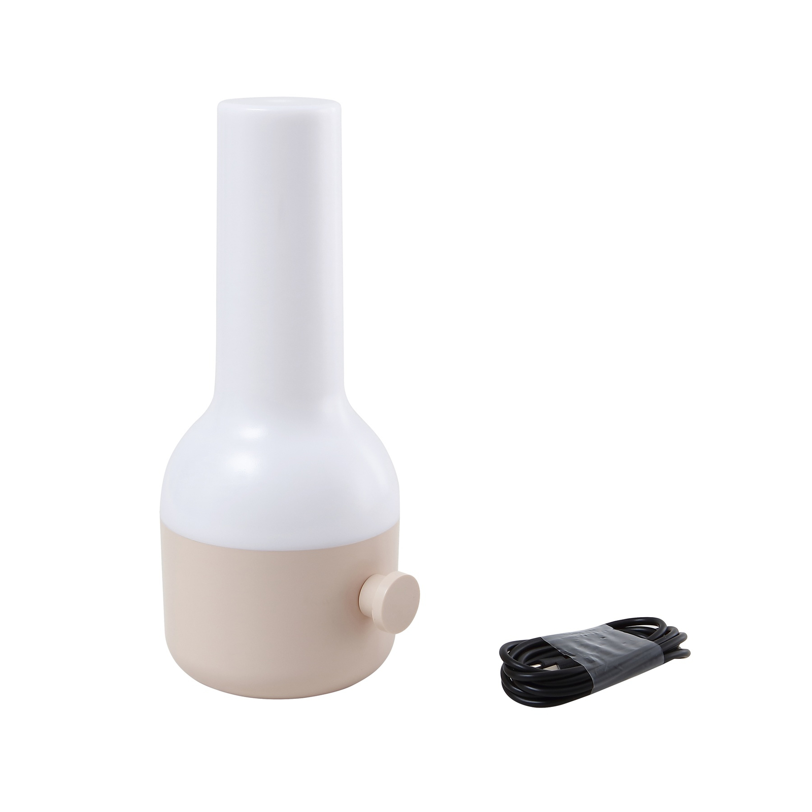 Lindby Lampe d'extérieur à LED rechargeable Isaline, beige, intensité