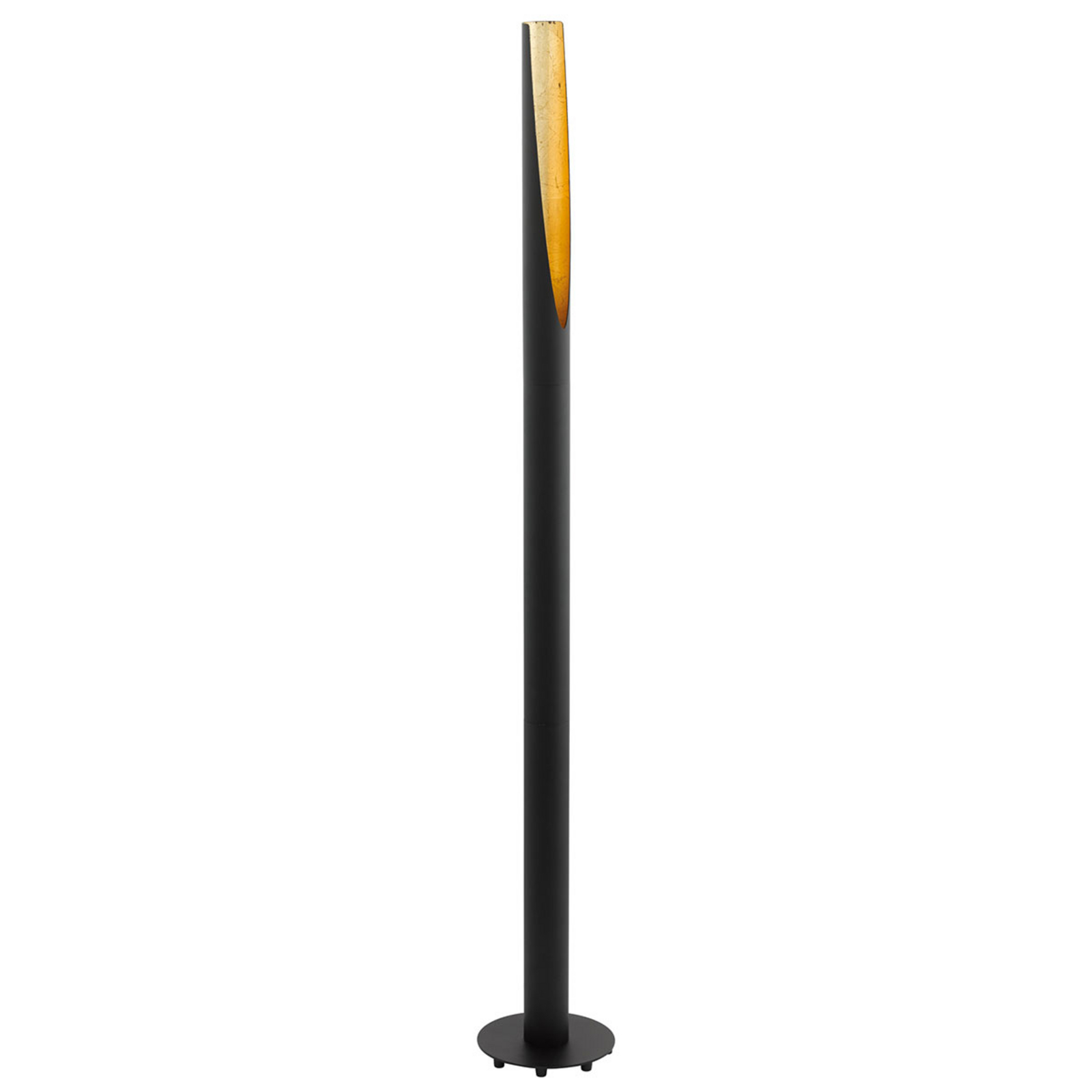 EGLO Barbotto LED floor lamp in black and gold, for Living / Dining Room, steel, GU10, 5 W, energy efficiency: A+, H: 137 cm