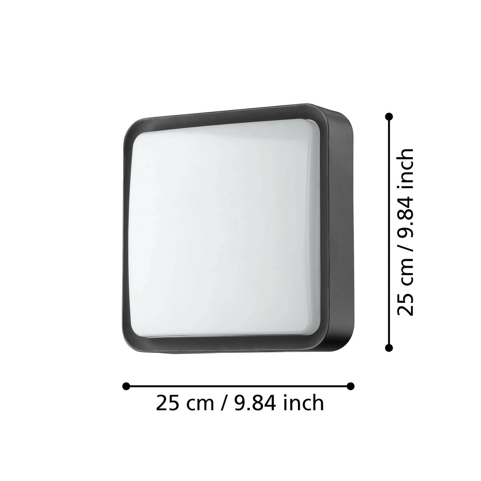 EGLO connect Piove-C Candeeiro de parede exterior LED