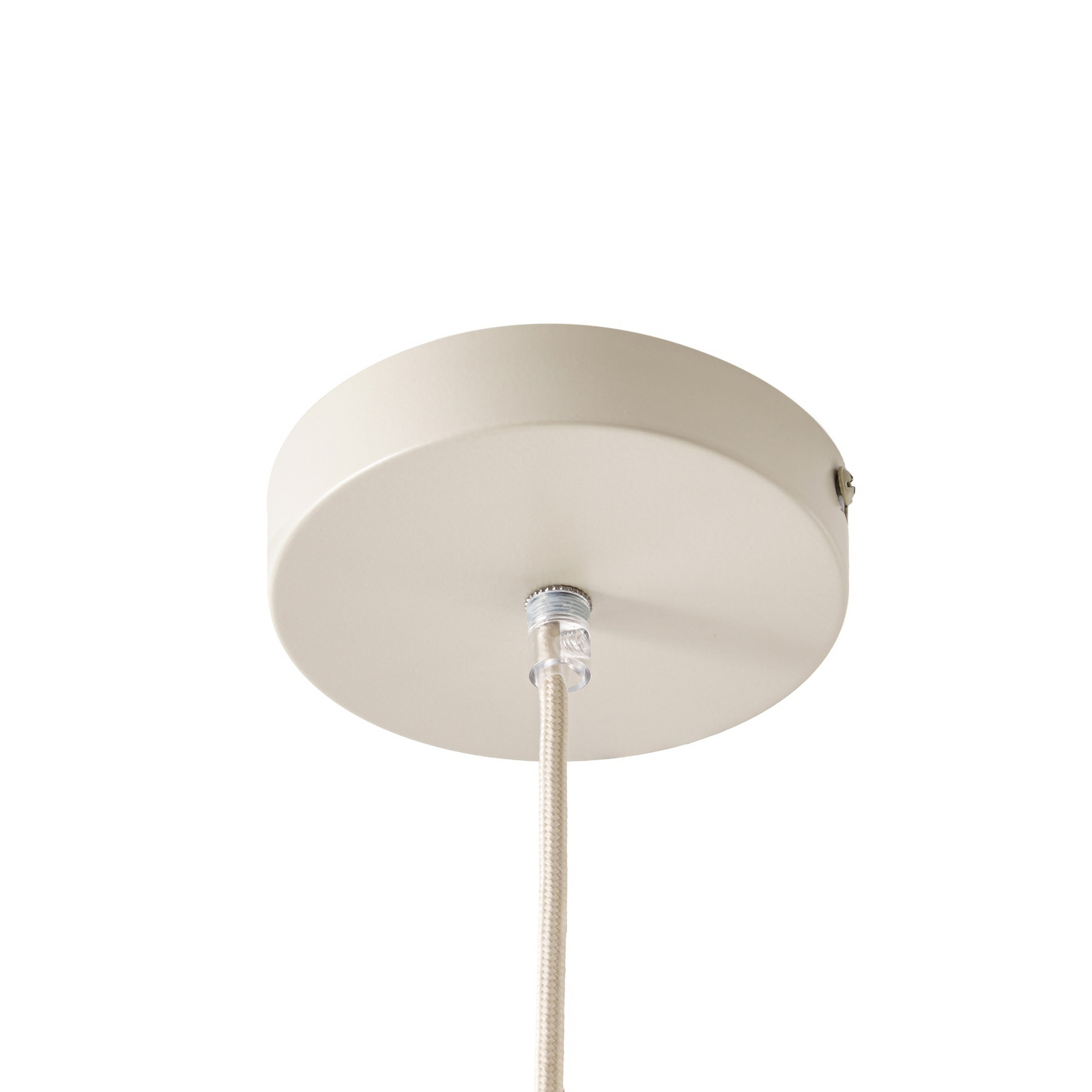 Whitt hengelampe, kremhvit, papir, Ø 39 cm, E27 – Nola