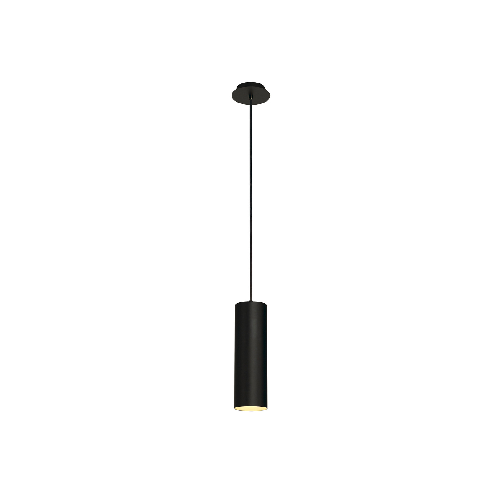 SLV Enola κρεμαστό φωτιστικό, μαύρο, αλουμίνιο, Ø 10 cm