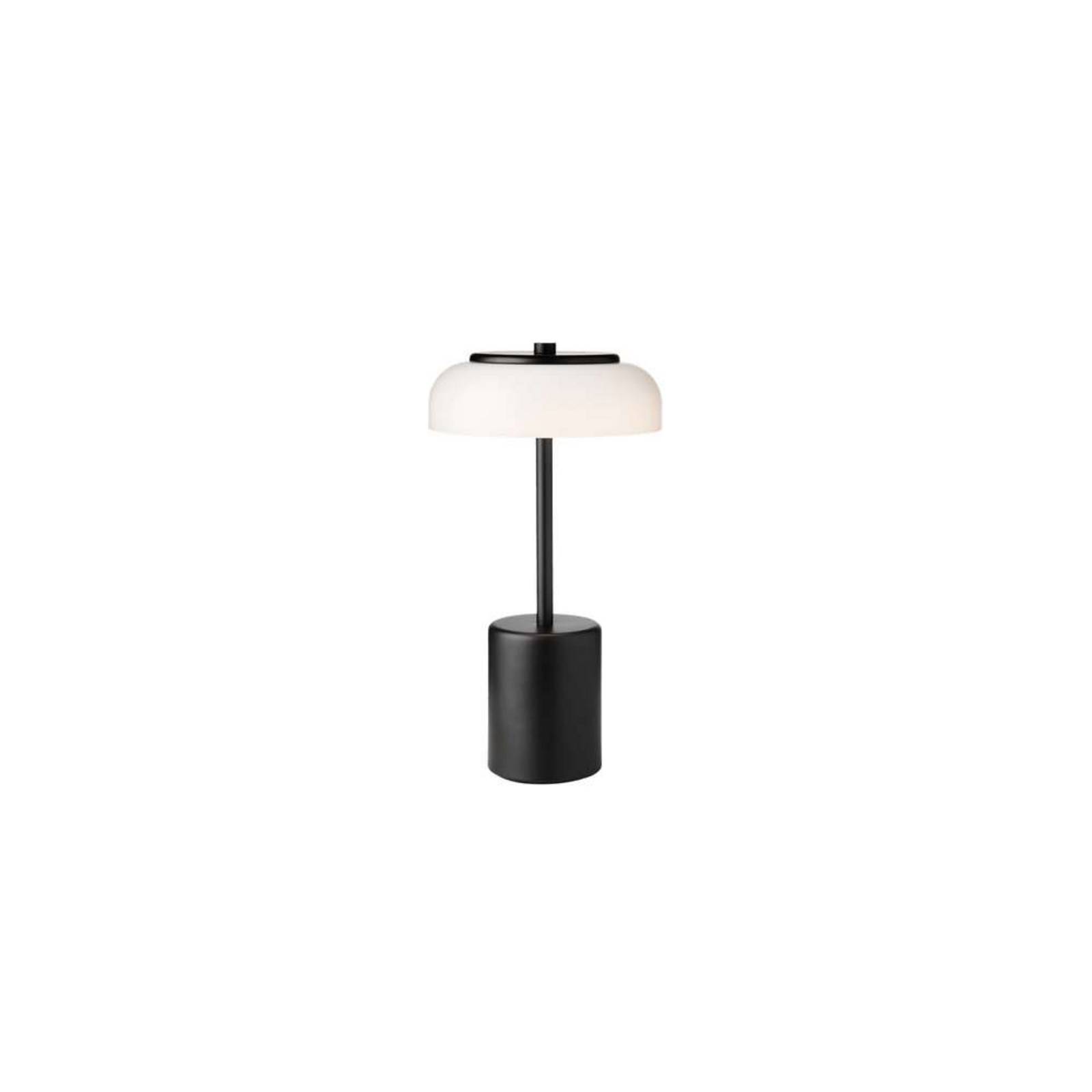 Nuura LED-Akku-Tischlampe Blossi, Höhe 26 cm, schwarz/opal günstig online kaufen