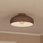 Plafoniera Mogano, Ø40cm, marrone caffè