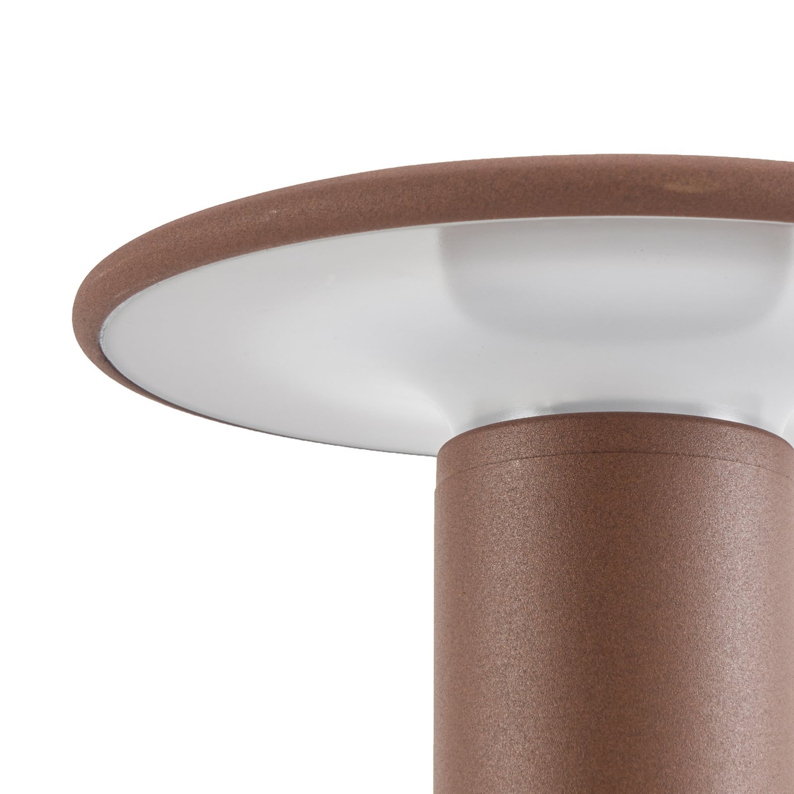 Haloa LED path light, height 50, IP54, brown, aluminium - Lucande