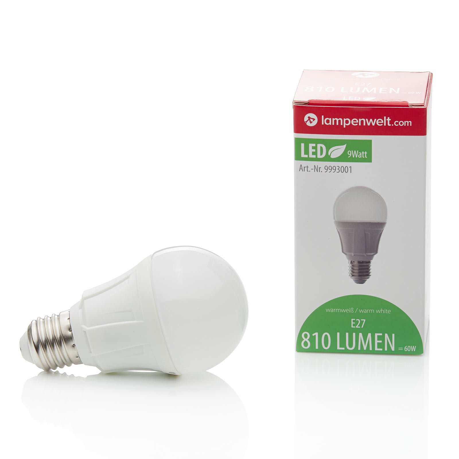Lâmpada LED 9W (810lm) E27 - Lindby