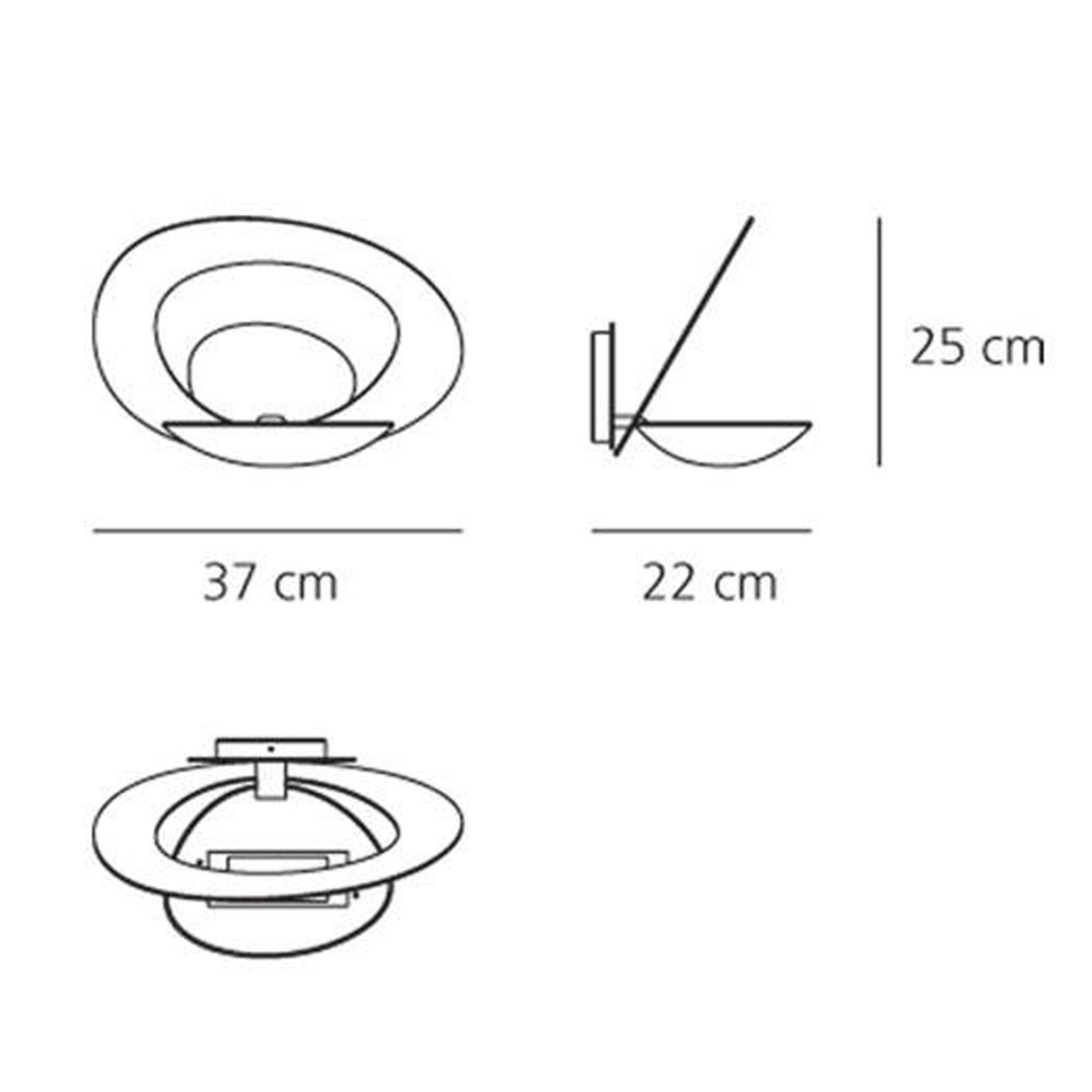 Pirce Aplique de Pared - Artemide