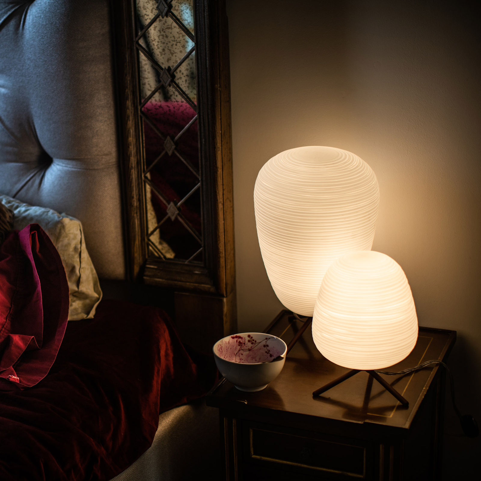Foscarini Rituals 3 glass table lamp with dimmer