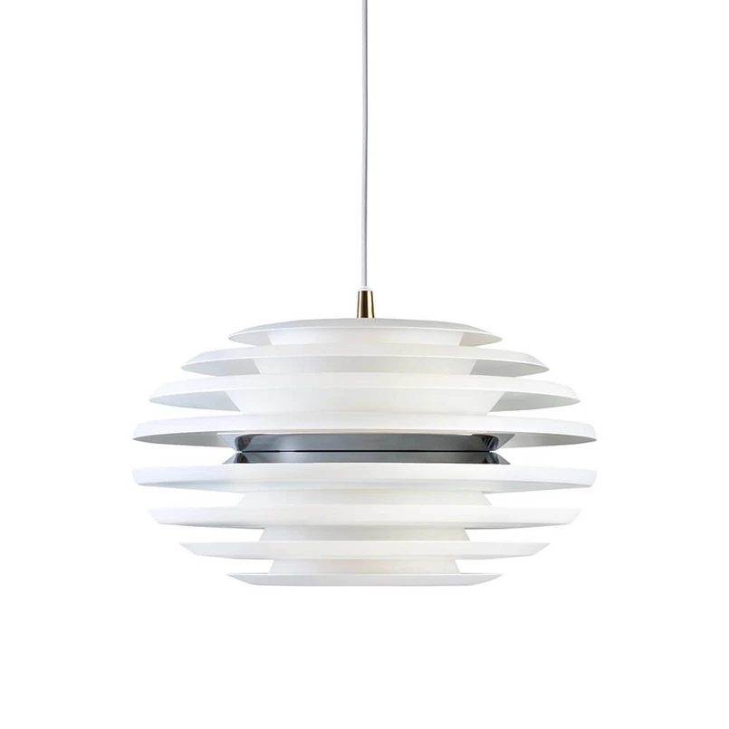 Belid - Ellipse Pendelleuchte Ø400 Matt Weiß/Chrom