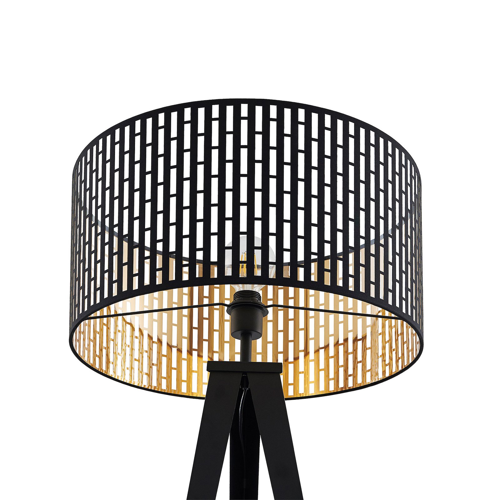 Thoralf Floor Lamp Black - Lindby