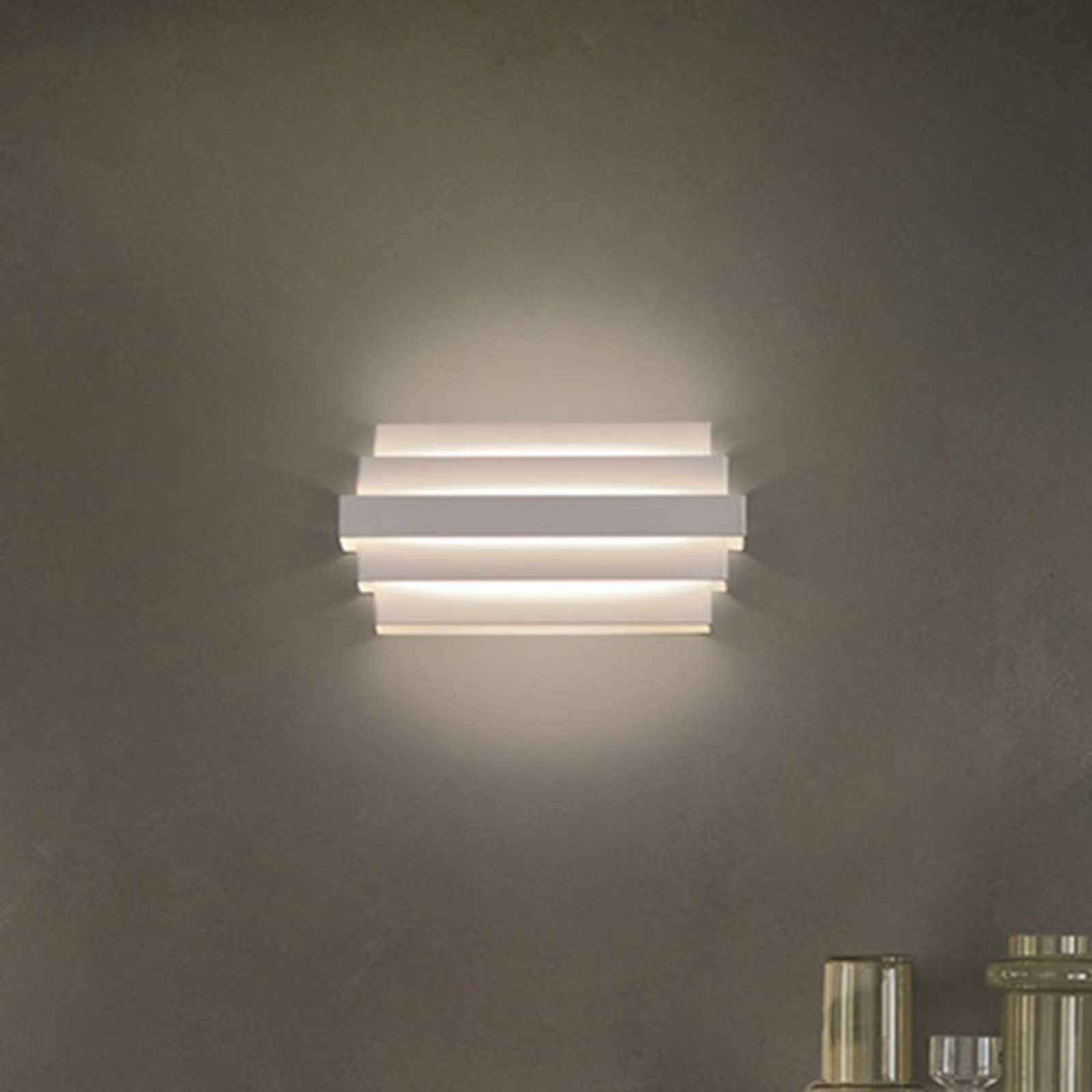 Oris LED-væglampe, hvid