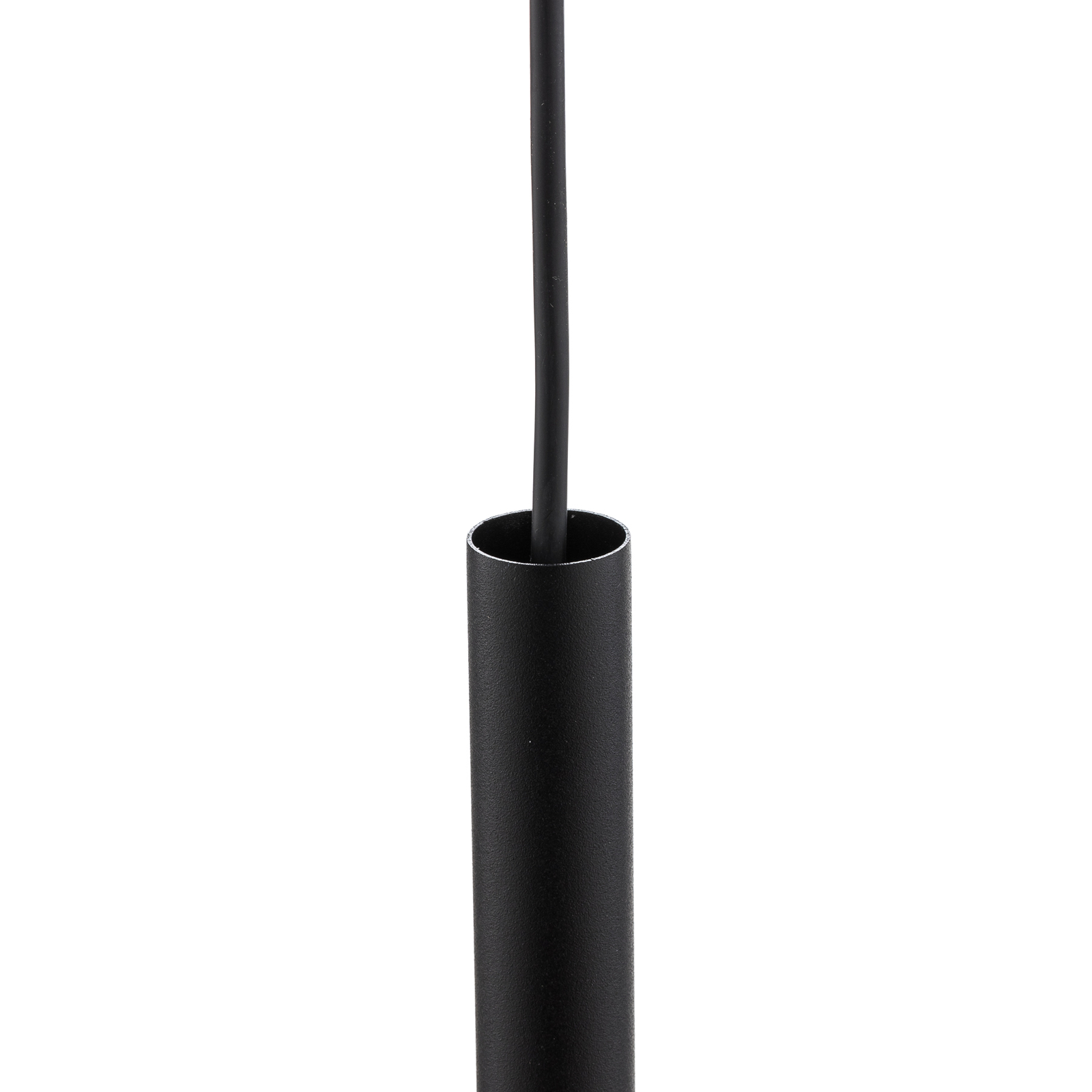 Suspension Laser à 1 lampe, noire, 49 cm