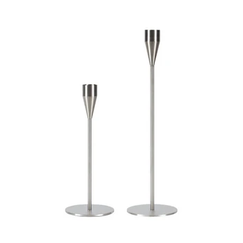 Venus & Jupiter Candle Holder Stainless Steel - Piet Hein