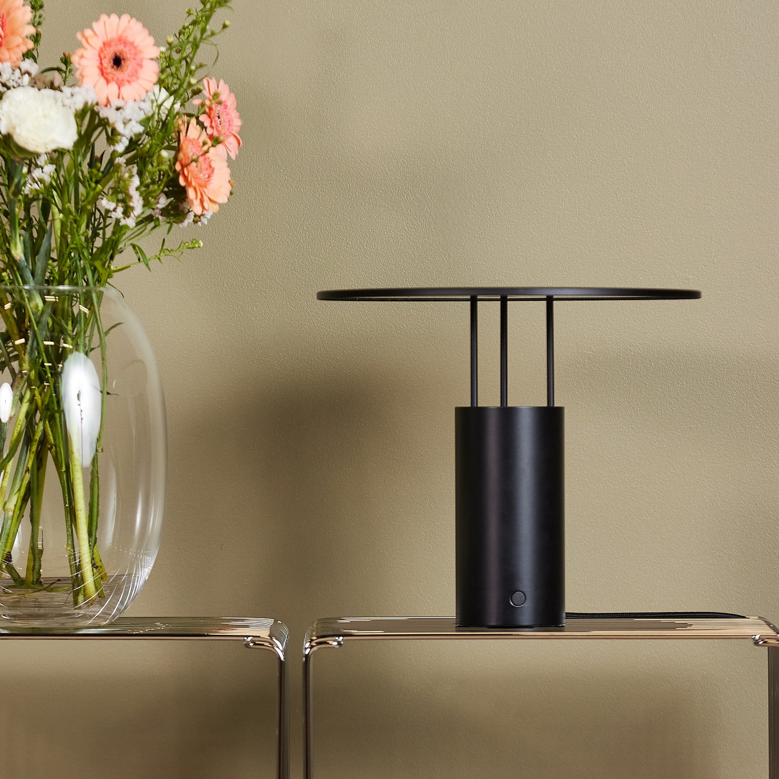 Tempel280 LED-Tischlampe, schwarz, Höhe 24,5 cm - Piet Hein Tempel280 LED-Tischlampe, schwarz, Höhe 24,5 cm - Piet Hein