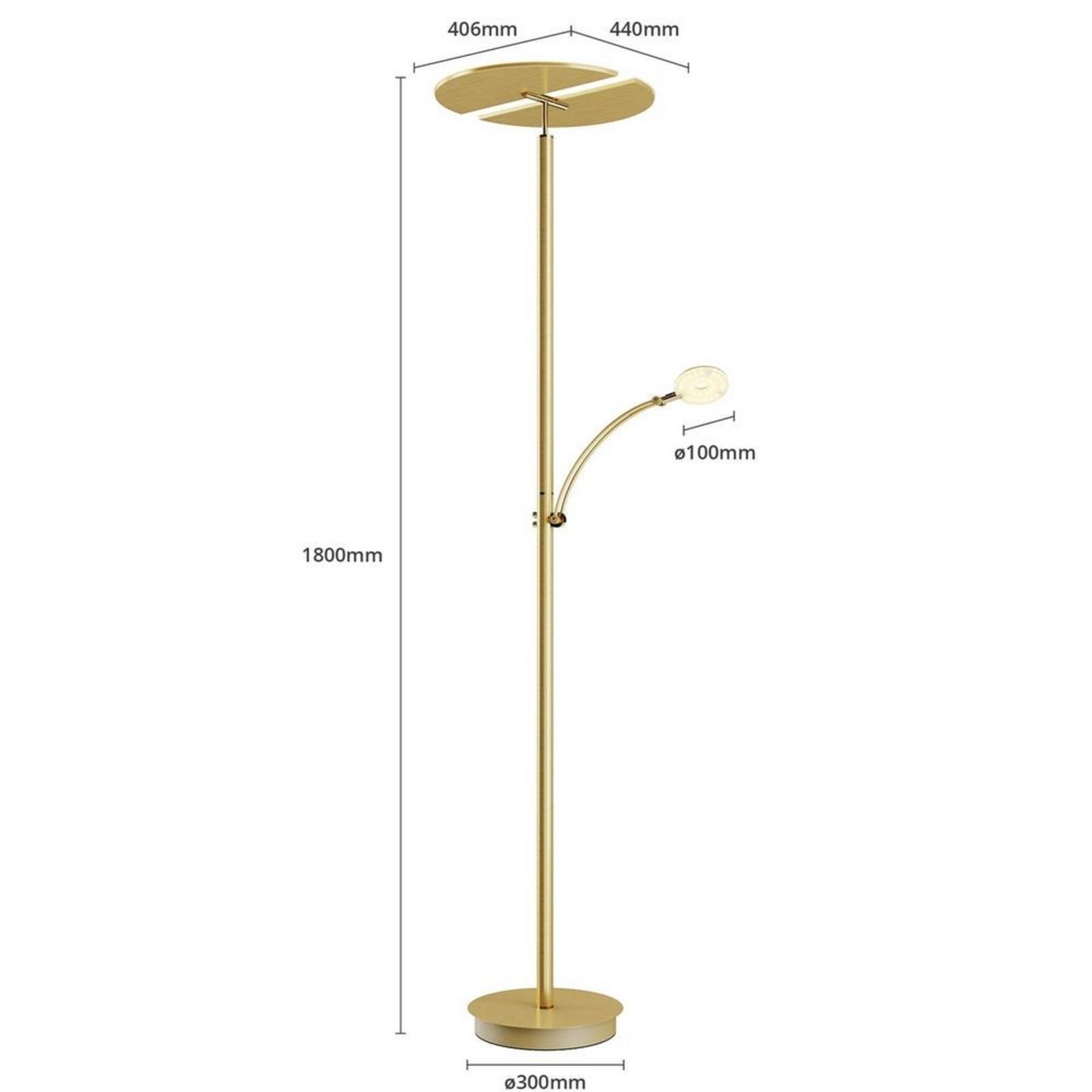 Anniki LED Golvlampa Brass - Lucande