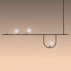 Artemide Yanzi 1 LED висяща лампа 3 светлини push dim