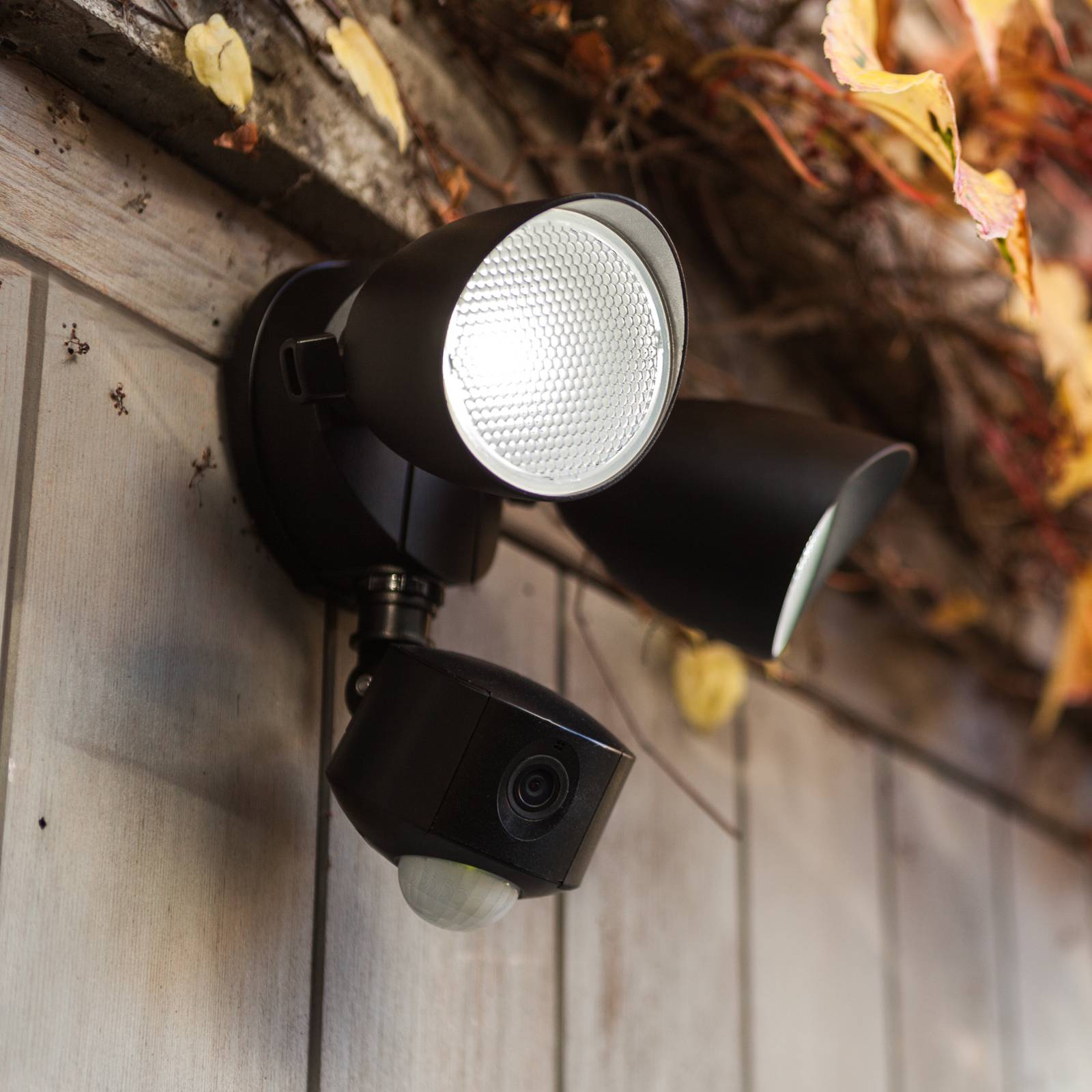 Draco udendørs LED-væglampe kamera sensor