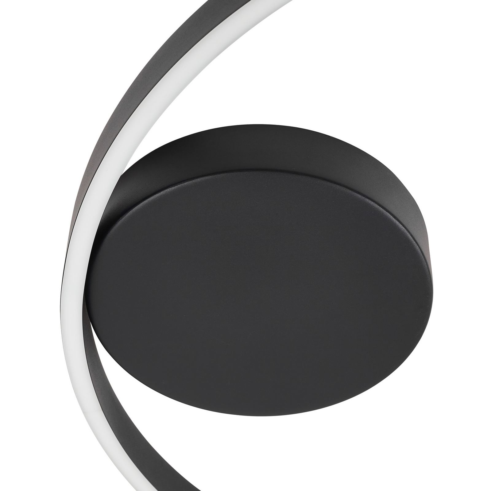 Candeeiro de teto LED inteligente Lucande Moise, preto, CCT, Tuya