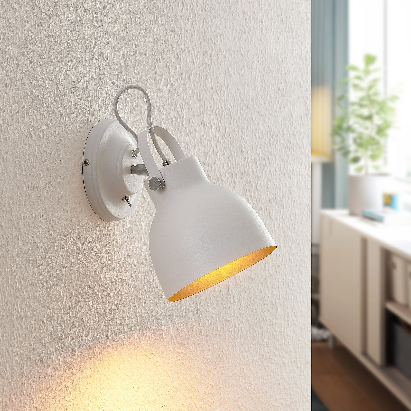 Adirta Lampa Ścienna White - Lindby