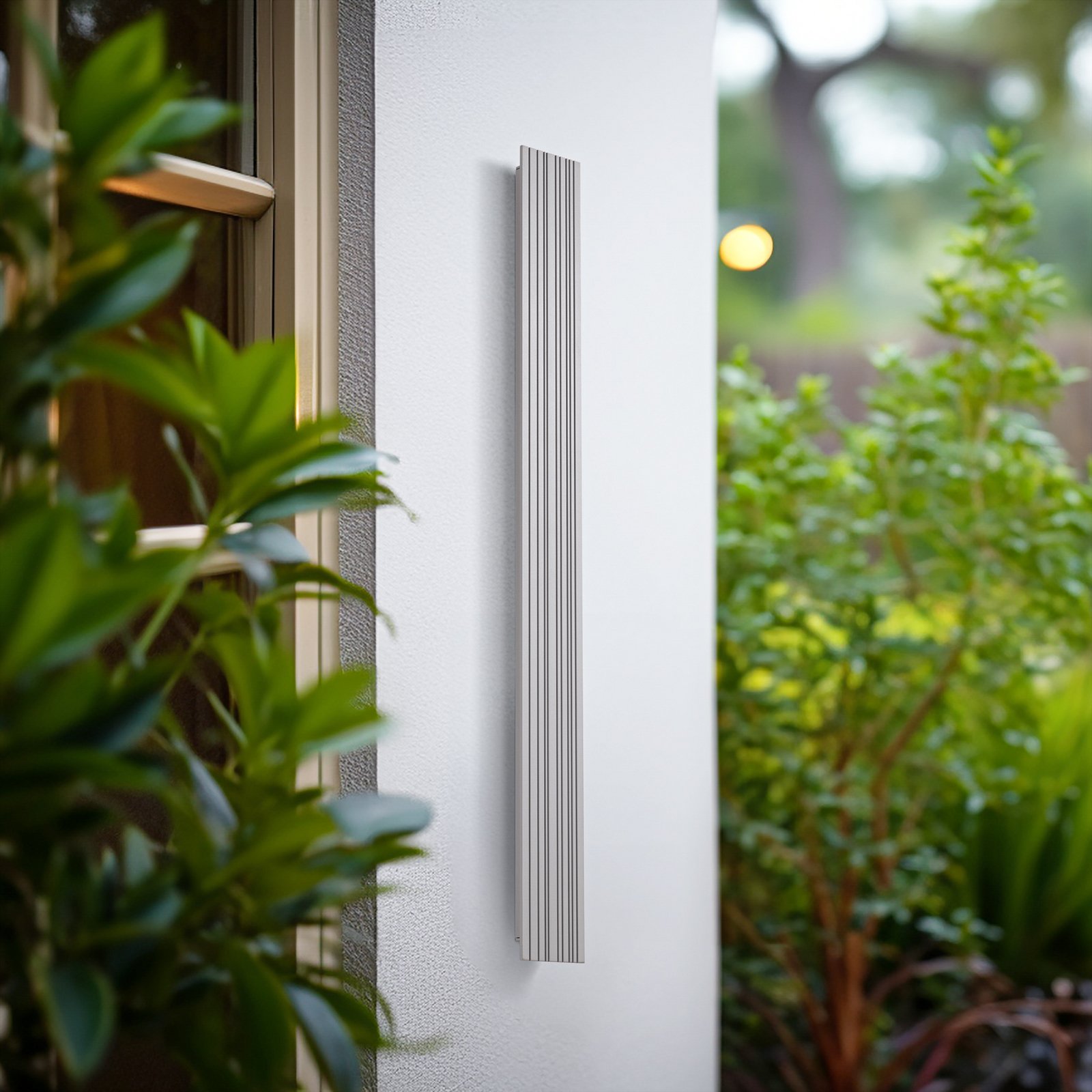 Applique d'extérieur LED Lucande Melira, longueur 100 cm, gris Applique d'extérieur LED Lucande Melira, longueur 100 cm, gris