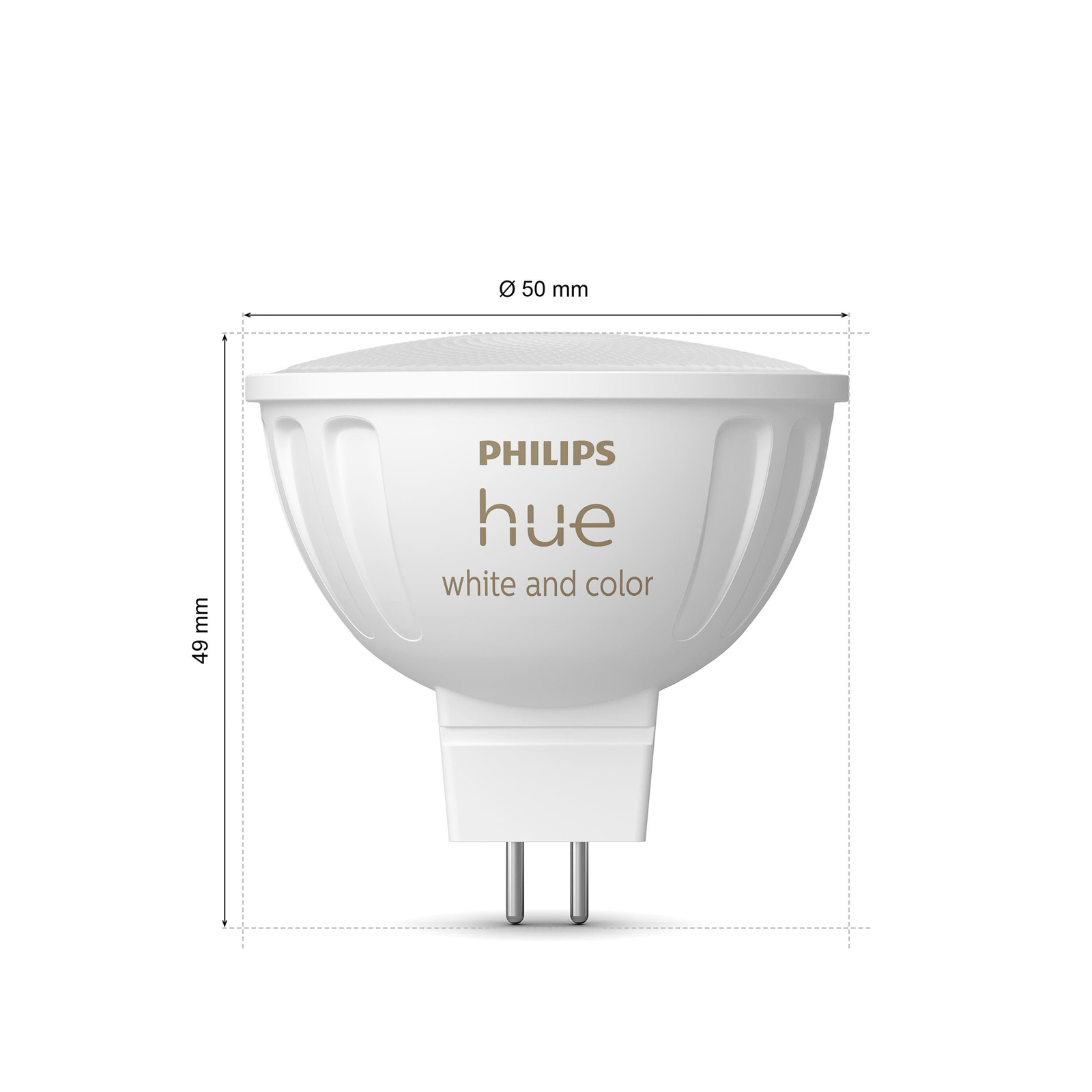 Philips Hue White & Colour Ambiance 6.3W GU5.3 2 gab