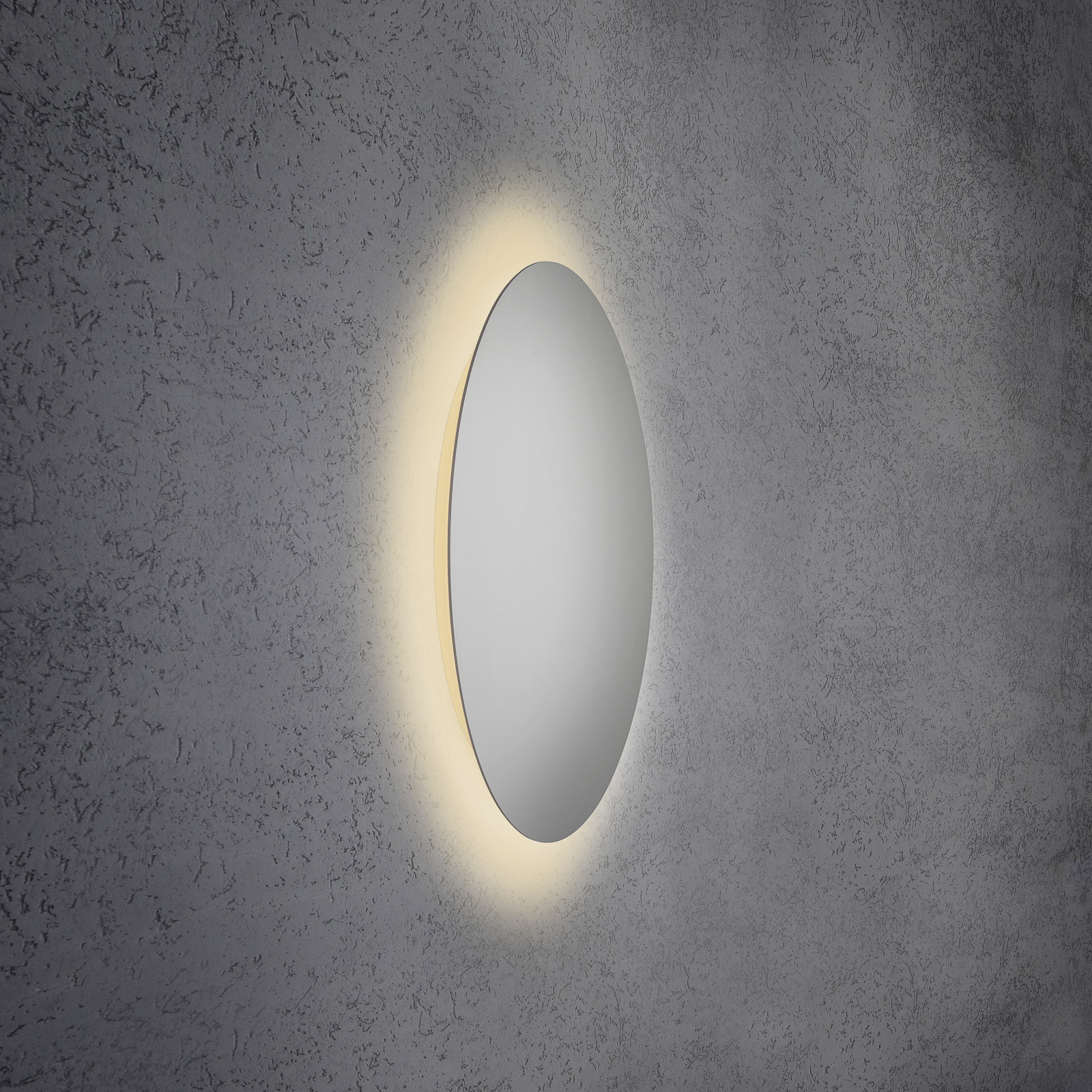 Escale Blade LED fali lámpa, ezüst matt, Ø 59 cm