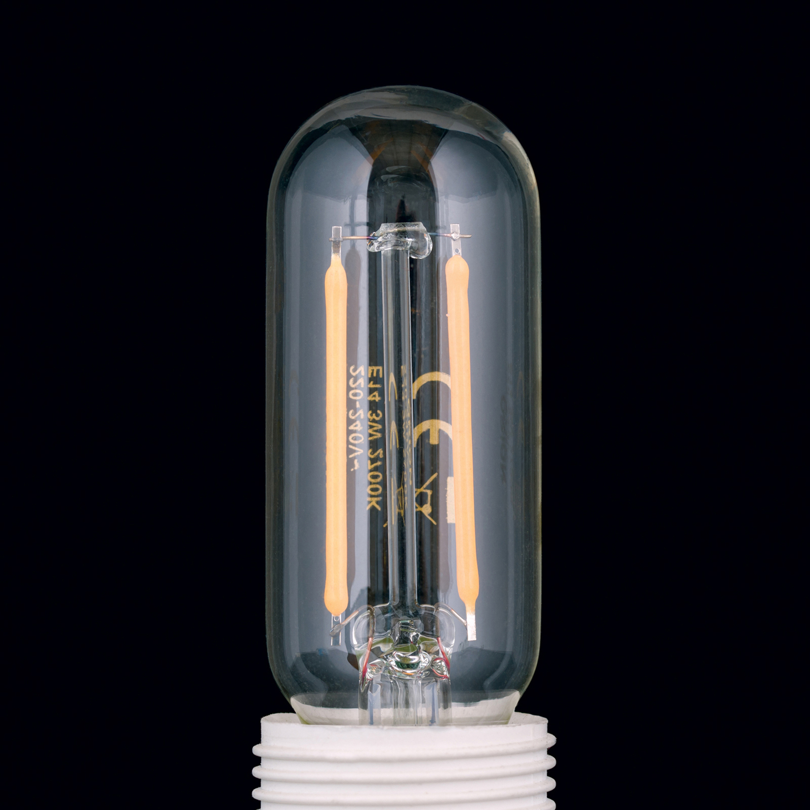LED-pære E14 9 W filament 2 700 K klar